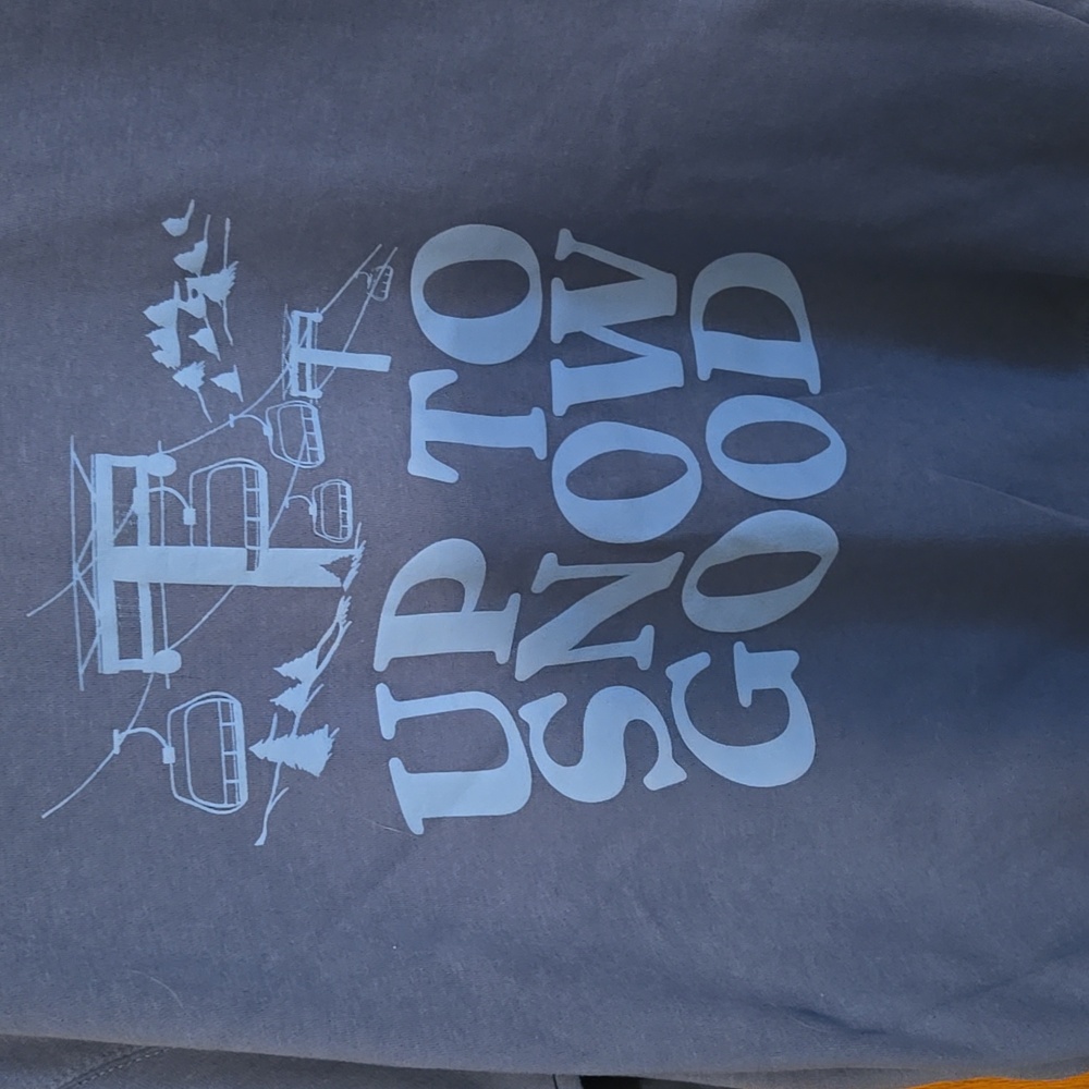 Pacific & Co. - Blue 'Up To Snow Good' Graphic Crewneck Sweatshirt - XL